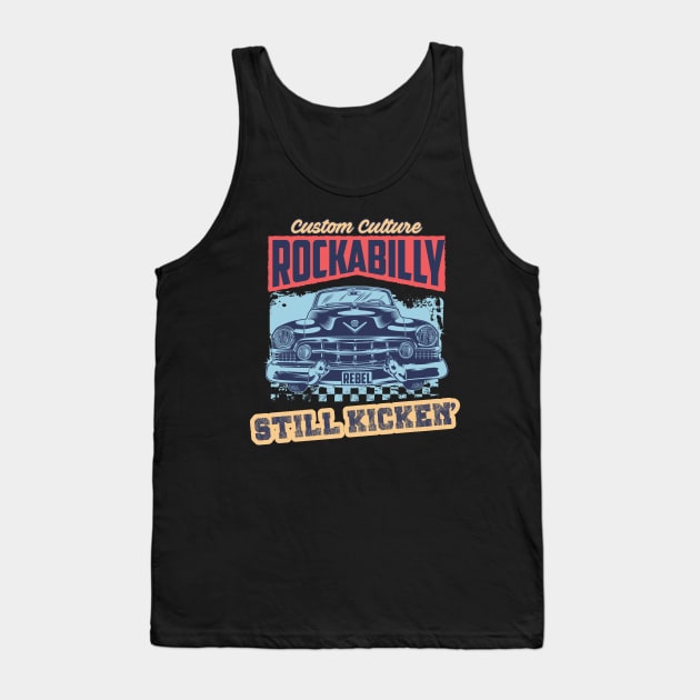 Rockabilly vintage car Tank Top by Teefold